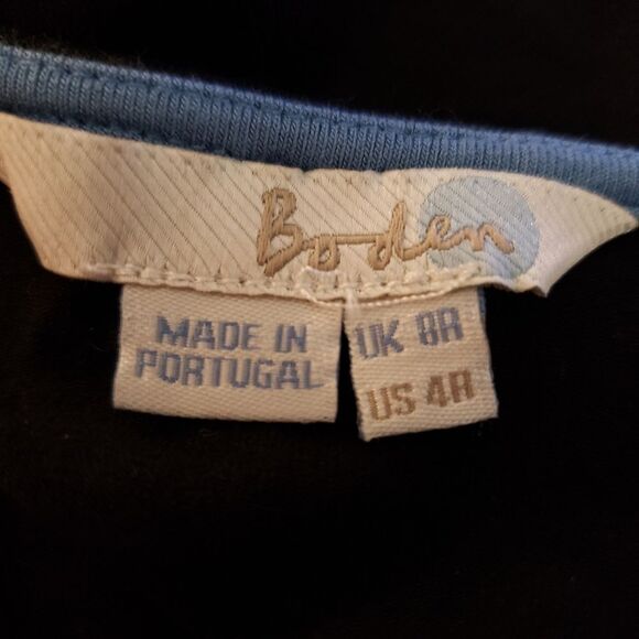 Boden Black Maxi Wrap Dress Sz 4 - Picture 6 of 8